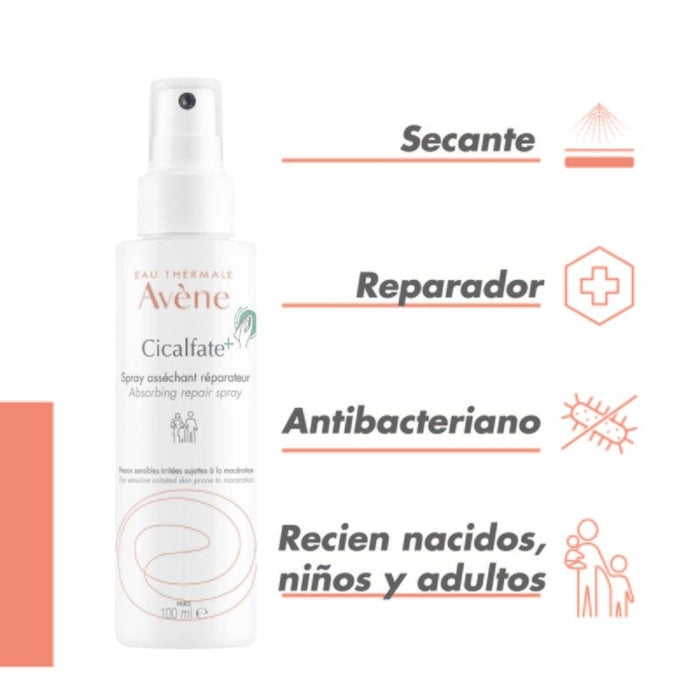 Avene Cicalfate + Spray 100Ml - Farmacias Arrocha