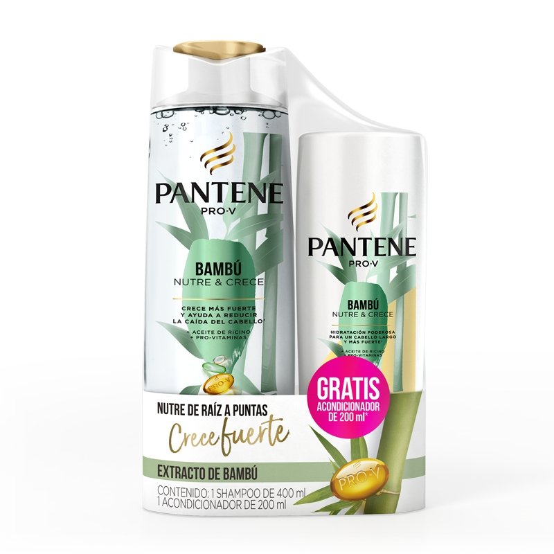 Pantene Bambú Sh400+Cn200 Gratisx10It - Farmacias Arrocha