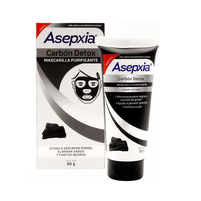 Asepxia Carbon Mascarilla Peel Off 30G Global - Farmacias Arrocha
