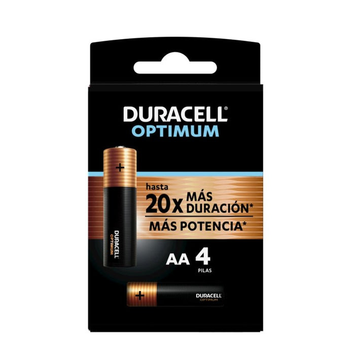 Duracell Batería Optimum AA 4U - Farmacias Arrocha