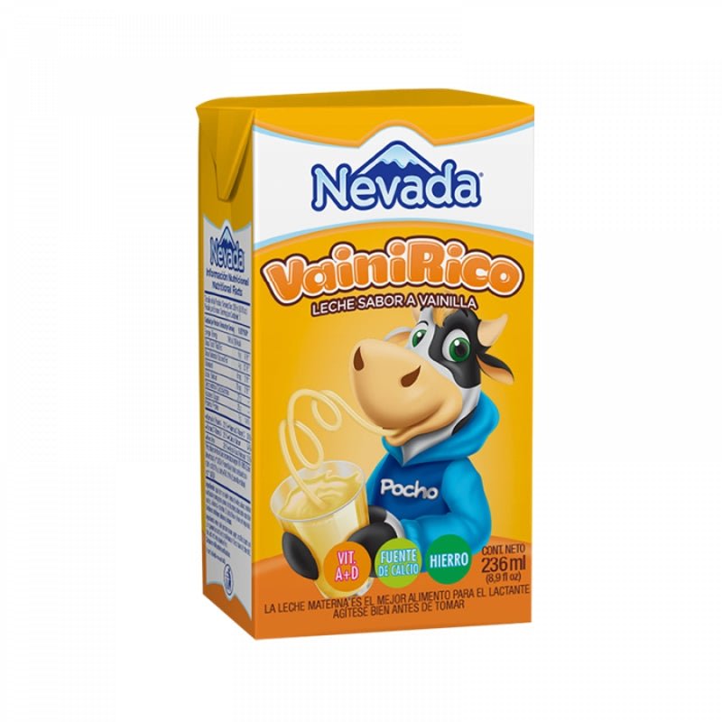 Nevada Leche Vainilla Uht 236Ml - Farmacias Arrocha