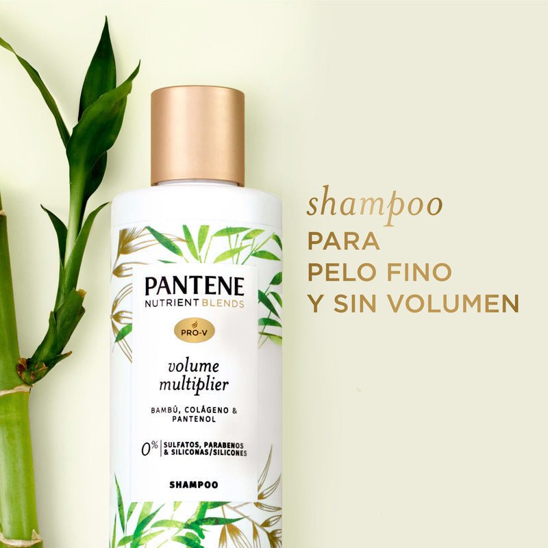 Pantene Shampoo Bamboo Volume Multiplier 270Ml - Farmacias Arrocha