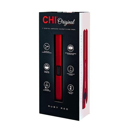 CHI Original Hairstyling Iron 1 In Ruby Red - Farmacias Arrocha