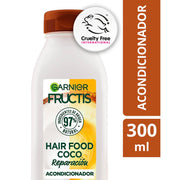 Garnier Fructis Hair Food Acondicionador De Reparación Coco 300Ml - Farmacias Arrocha