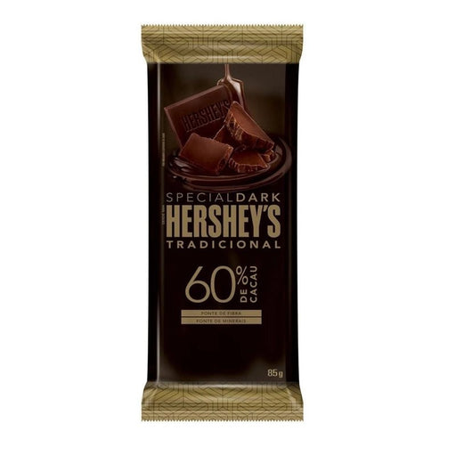Hershey Dark Bar 60% Cacao 85G - Farmacias Arrocha