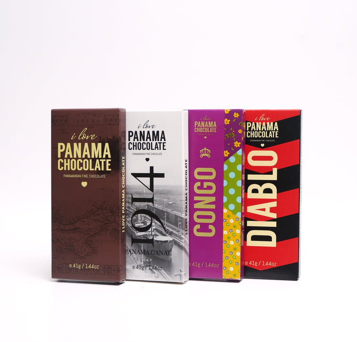 I Love Panama Chocolate MINIBOX Varios Sabores de Chocolate Oscuro 164g - Farmacias Arrocha