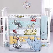 Dr. Seuss Nursery Book Club 4Pc Crib Bedding Set - Farmacias Arrocha