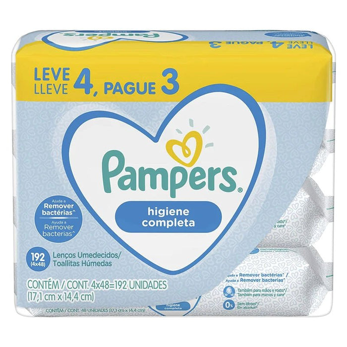 Pampers Wipes Higiene Completa 3X192 - Farmacias Arrocha