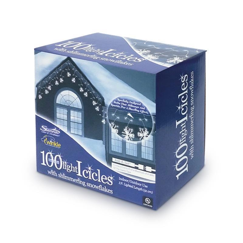 Sienna Juego De 100 Luces Copos De Nieve - Farmacias Arrocha