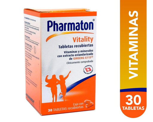 Pharmaton Vitality X 30Tabs - Farmacias Arrocha