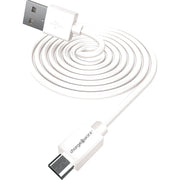 Chargeworx 6ft Micro USB Sync & Charge Cable, Blanco - Farmacias Arrocha