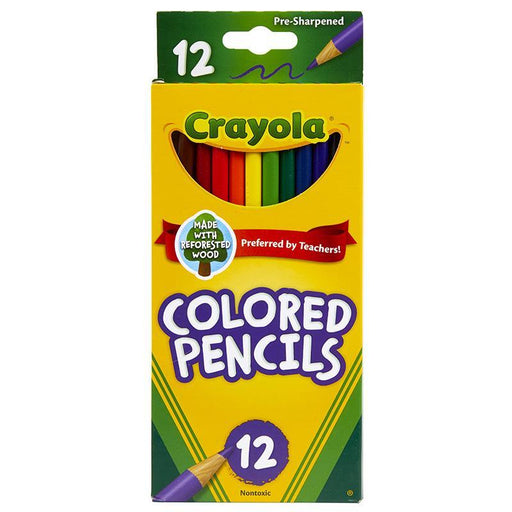 Crayola 12 Ct Long Crayola Colored Pencils - Farmacias Arrocha