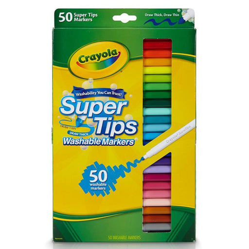 Crayola Mkr. 50Ct. Super Tips Crayola - Farmacias Arrocha