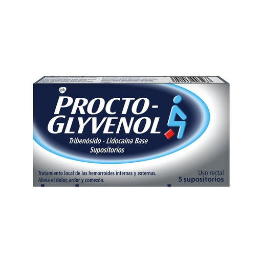Procto Glyvenol Supositorios 5U - Farmacias Arrocha