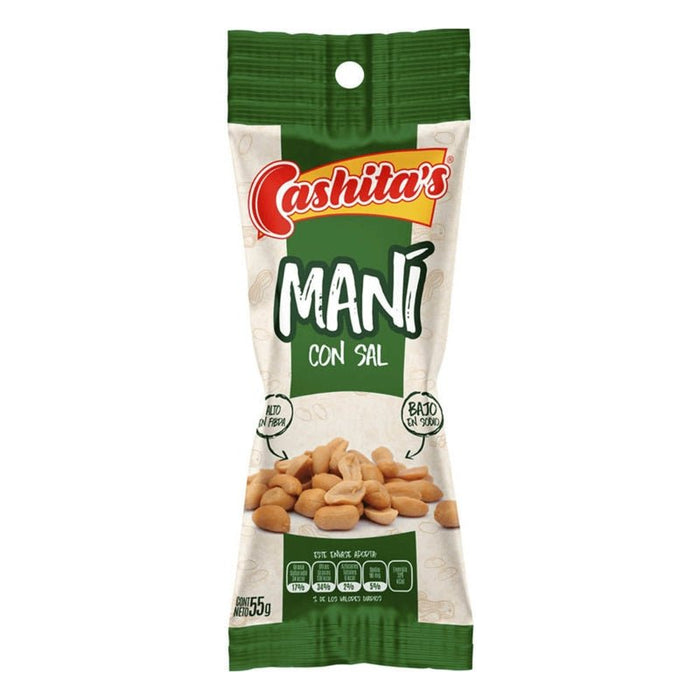 Cashitas Mani Con Sal Tubo 55Gr - Farmacias Arrocha