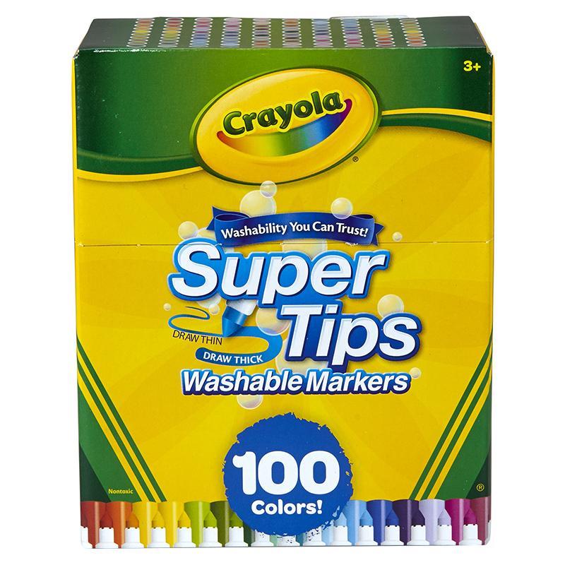 Crayola Mkr 100Ct Supertips Wh 6Pk - Farmacias Arrocha