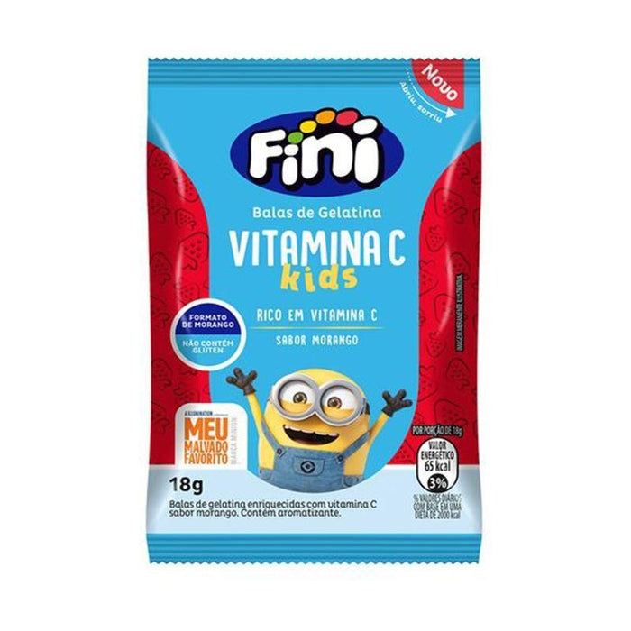 Fini Kids Vitamina C Morango 18Gr - Farmacias Arrocha