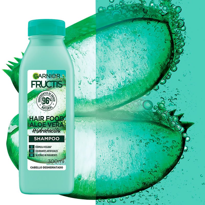 Garnier Fructis Hair Food Shampoo de Hidratación Aloe Vera 300ML - Farmacias Arrocha