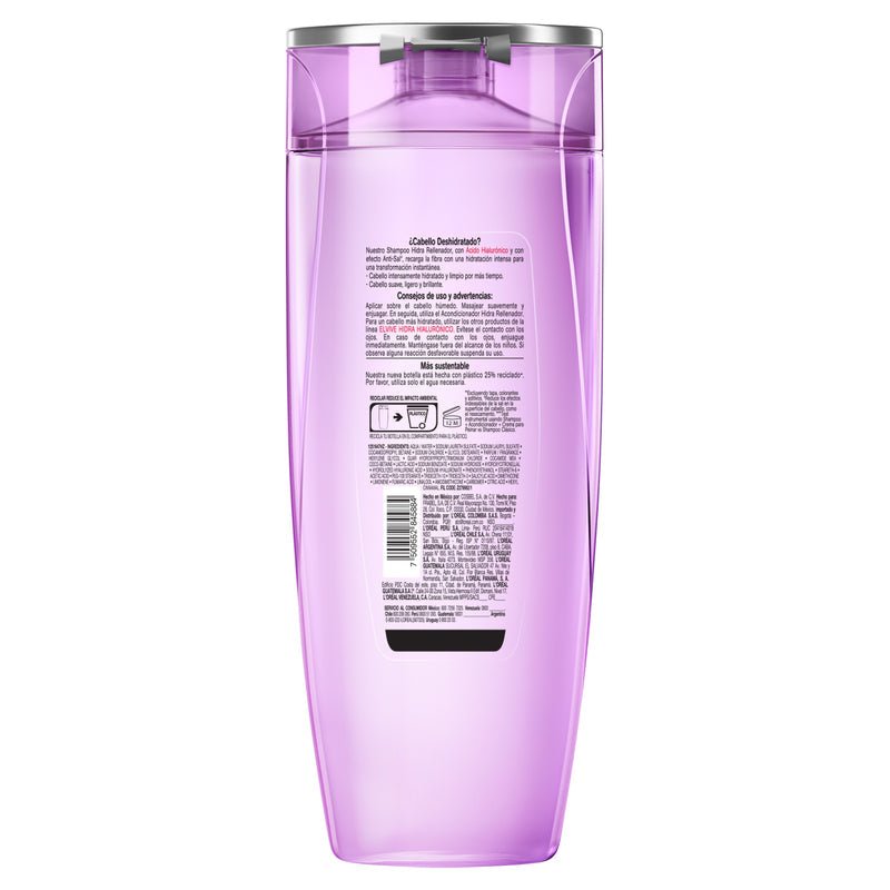 Elvive Hidra Hialuronico Shampoo 370ml  - Farmacias Arrocha
