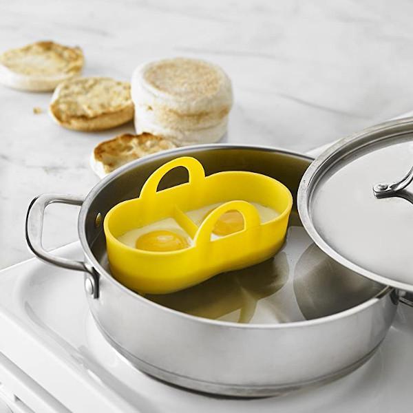 Trudeau Double Egg Poacher W Lid - Farmacias Arrocha