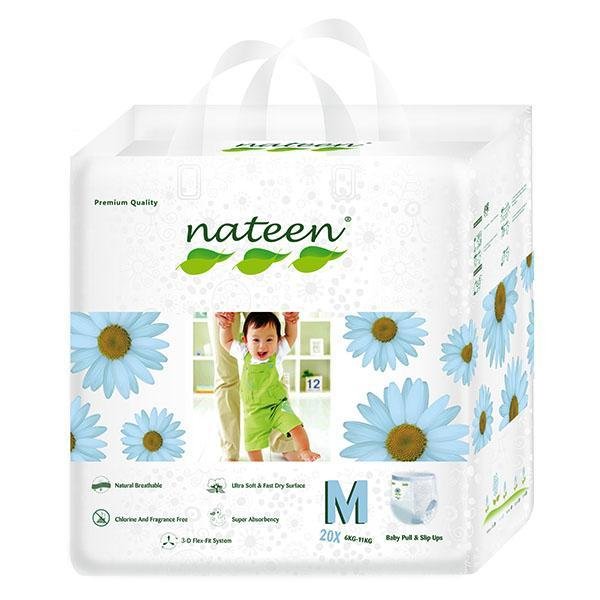 Nateen Pañales Baby Pull Up M - Farmacias Arrocha