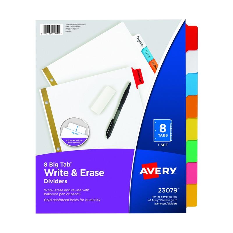 Avery Divisiones Para Escribir - Farmacias Arrocha