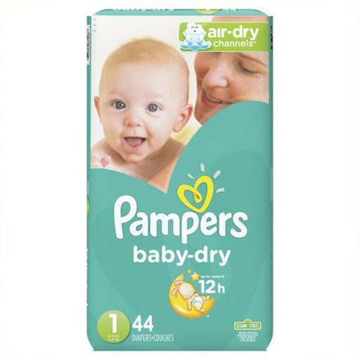 Pampers Baby Dry S1 Jumbo 44 Un - Farmacias Arrocha