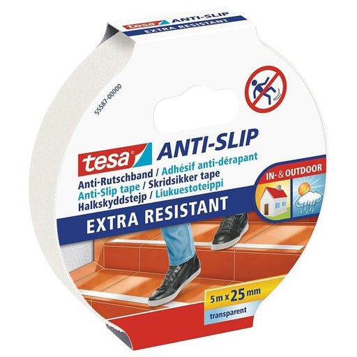 Tesa Cinta Antideslizante Transparente 5Mx25 - Farmacias Arrocha