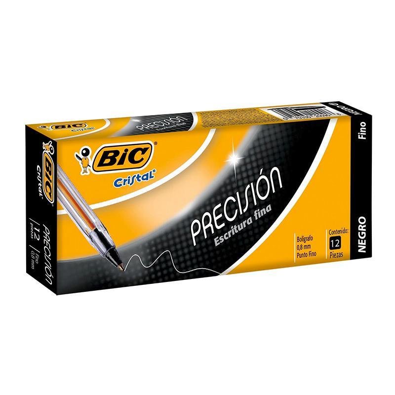 Bic Boligarfo Precioso 0.8 Negro Cj/12Pz - Farmacias Arrocha