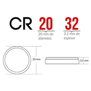 Maxell Batería de Botón CR 2032 - Farmacias Arrocha