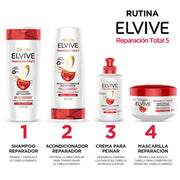 Elvive Reparación Total 5 Crema Para Peinar Reparador 300Ml - Farmacias Arrocha