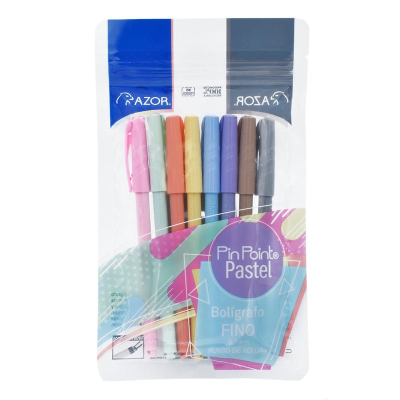 Azor Bolígrafo Pin Point Pastel - Farmacias Arrocha