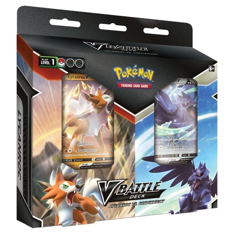 Pokémon Double Deck Bundle Lycanroc Vs Corviknight - Farmacias Arrocha