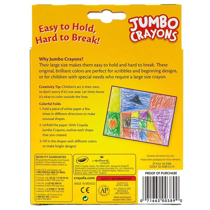 Crayola Crayola Jumbo -8 - Farmacias Arrocha