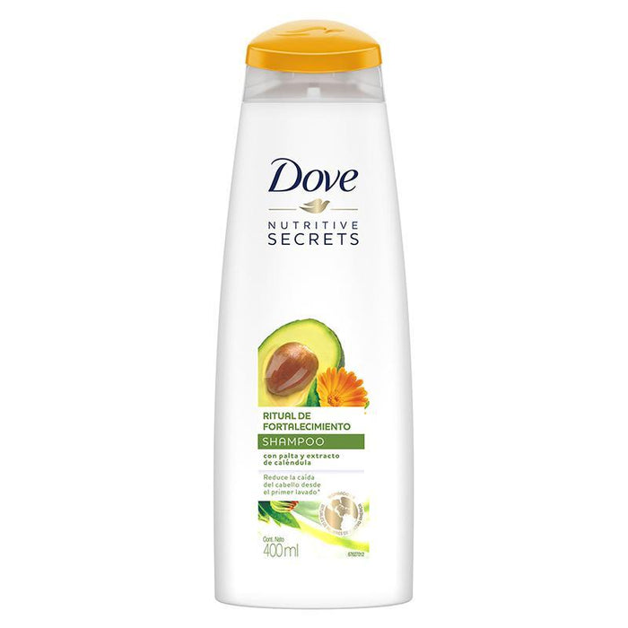 Dove Shampoo Ritual De Fortalecimiento Palta 12X400ml - Farmacias Arrocha