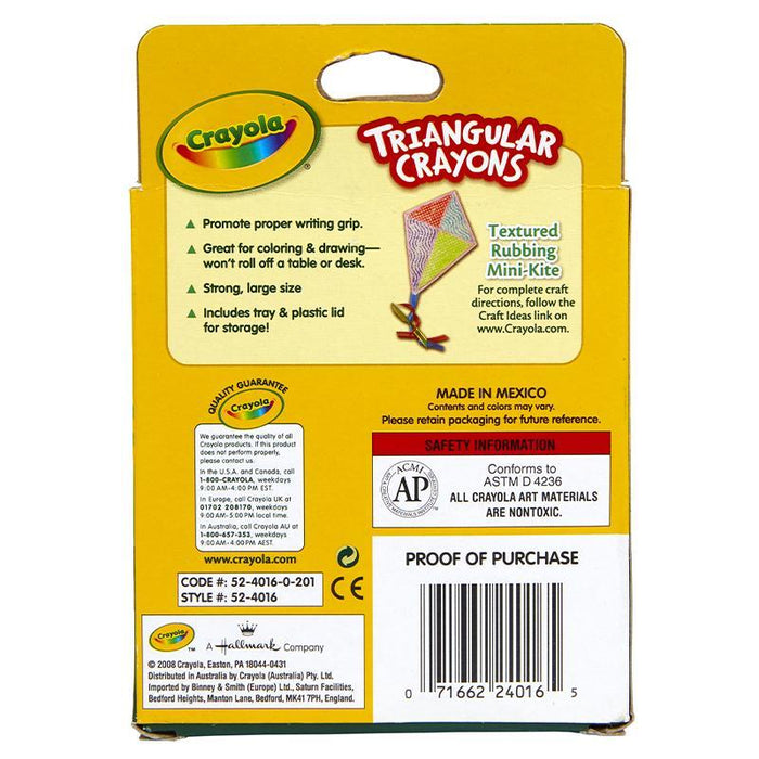 Crayola Crayola Triangular-16 - Farmacias Arrocha