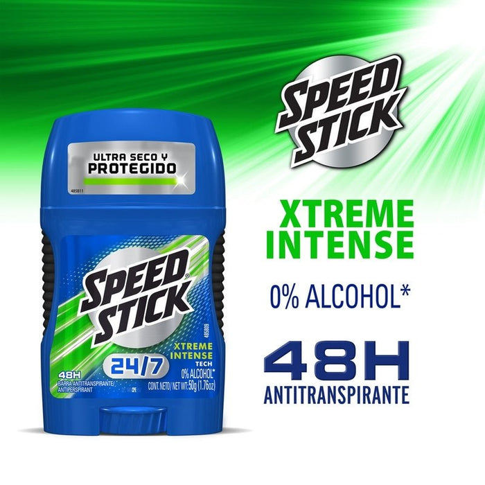 Desodorante Speed Stick 24/7 Xtreme Intense Barra 50 g - Farmacias Arrocha