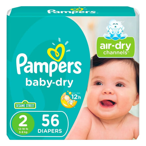 Pampers Baby Dry S2 56U - Farmacias Arrocha