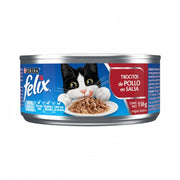 Purina Felix Sensaciones Trocitos de Pollo en Salsa 156g - Farmacias Arrocha