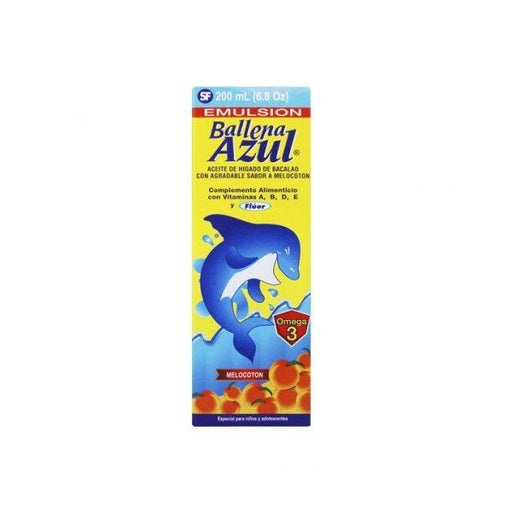 Ballena Azul Melocotón 200 ML - Farmacias Arrocha