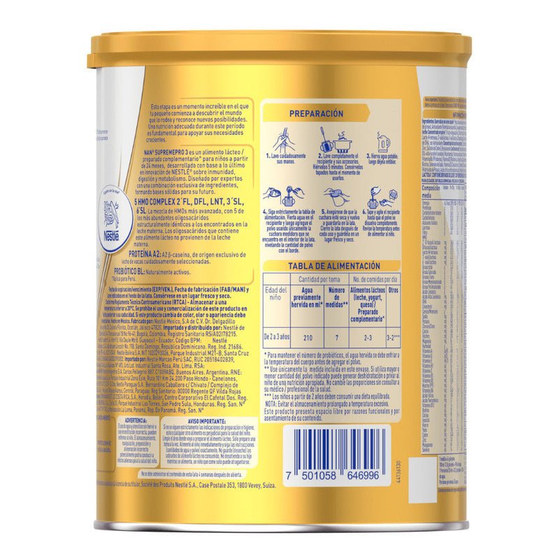 Nan Supreme 3 800Gr - Farmacias Arrocha