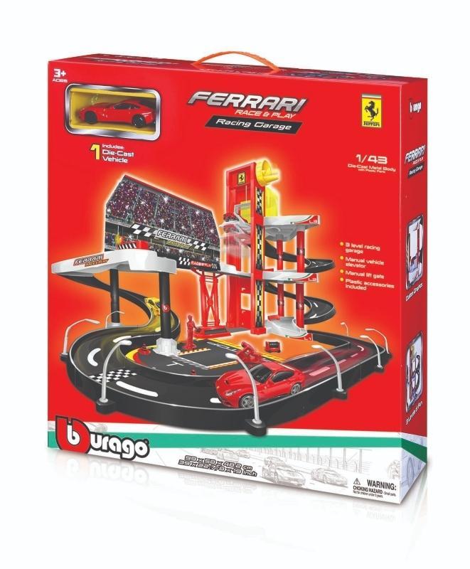 Bburago 1:43 Ferrari Racing Garage - Farmacias Arrocha