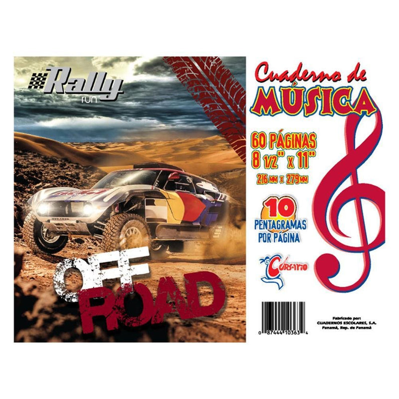 Corsario Libreta Espiral Musica Color (40) - Farmacias Arrocha
