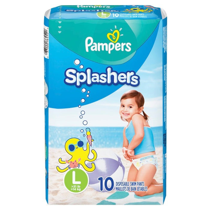 Pampers Splashers S5 Large 10U - Farmacias Arrocha