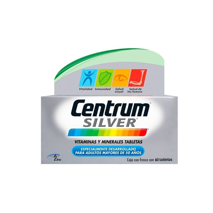 Centrum Silver 60 Tabletas - Farmacias Arrocha