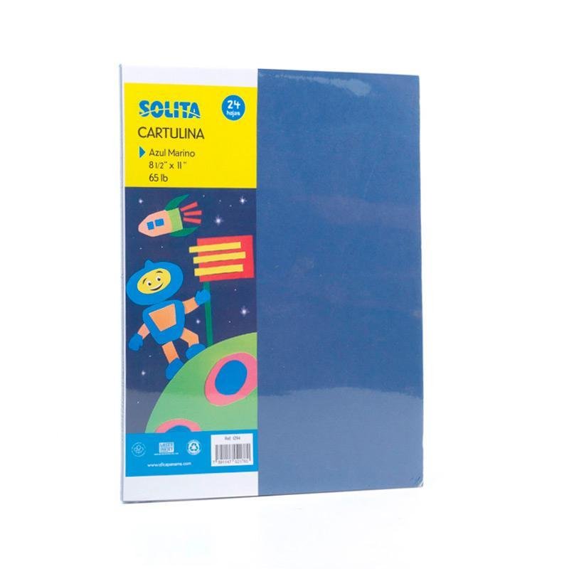 Solita Resmilla De Cartulina Azul Marino - Farmacias Arrocha