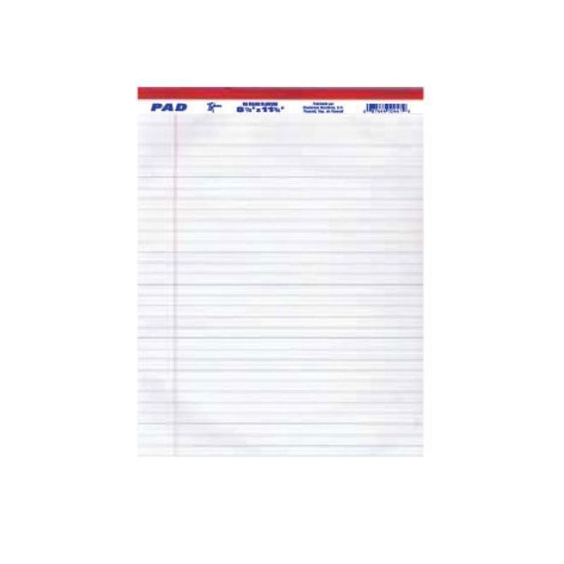 Corsario Pad Rayado Blanco 8.5X11 (24) - Farmacias Arrocha