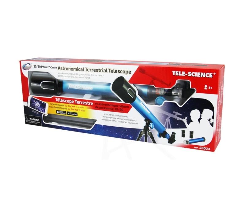 Tele-Science Telescopio para Niños 30-60 Power 50MM - Farmacias Arrocha