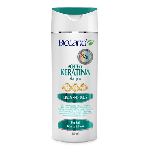 Bioland Shampoo Aceite de Keratina 400Ml - Farmacias Arrocha