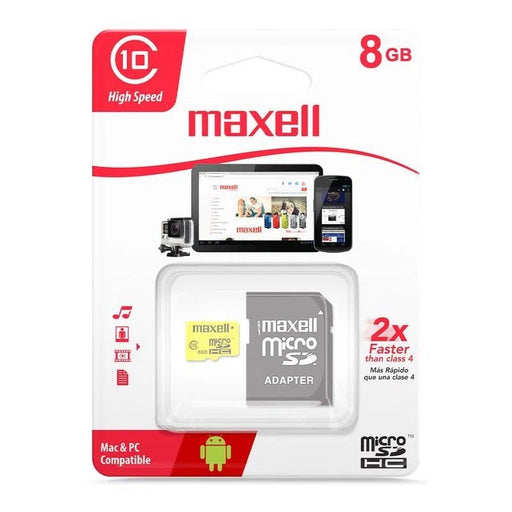 Maxell Micro SD Clase 10 8 Gb - Farmacias Arrocha